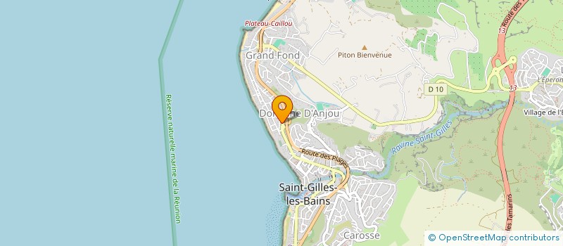 localisation de l'entreprise GAMA à SAINT-PAUL