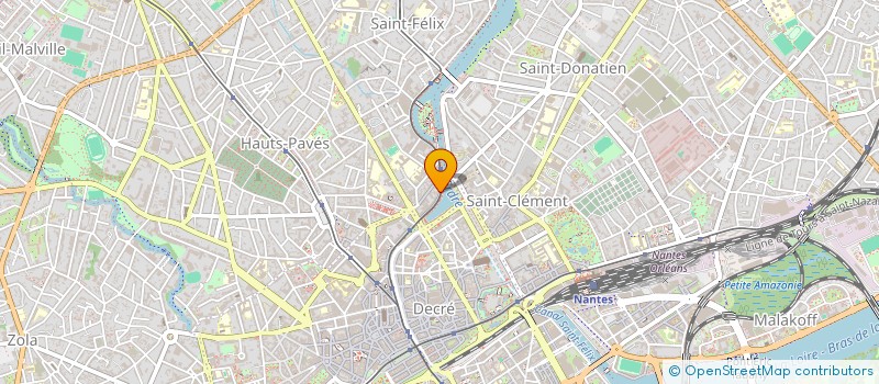 localisation de l'entreprise GAMA à NANTES