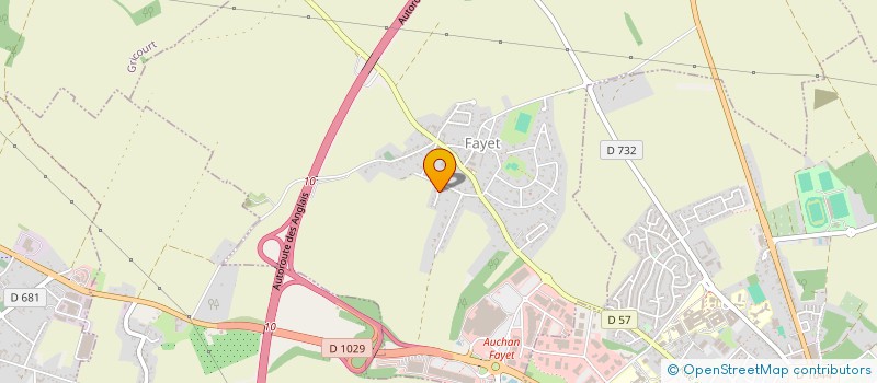 localisation de l'entreprise GAMA à FAYET