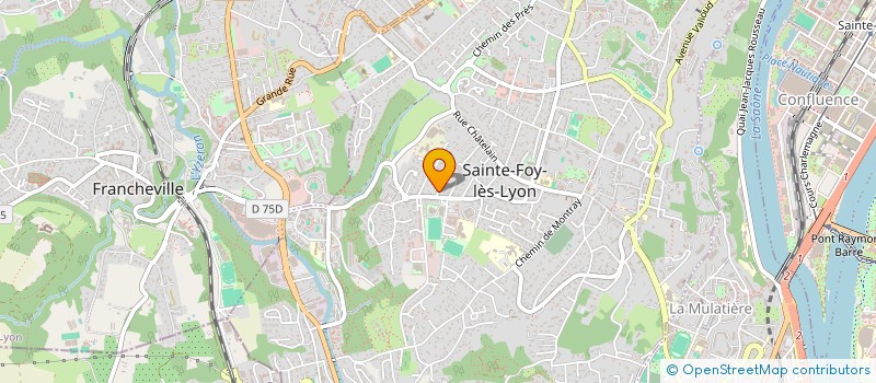 localisation de l'entreprise GAMA à SAINTE-FOY-LES-LYON