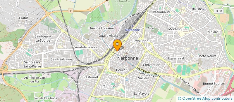 localisation de l'entreprise GAMA à NARBONNE