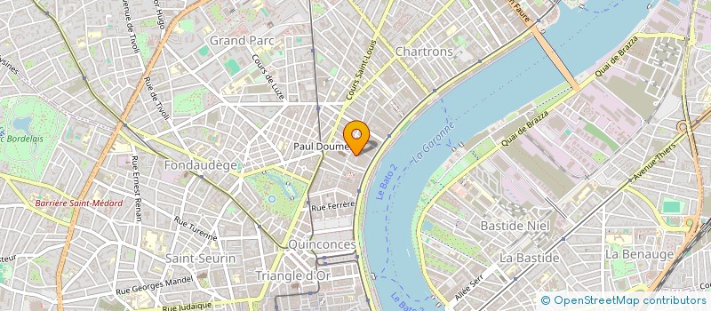 localisation de l'entreprise GAMA CAPITAL  BORDEAUX