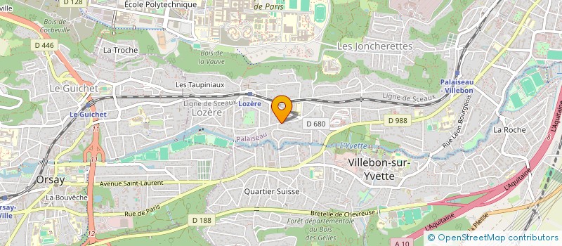 localisation de l'entreprise GAMA CONSEIL à PALAISEAU