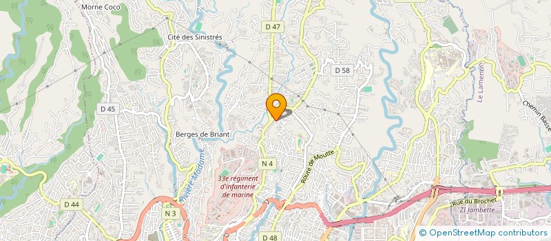 localisation de l'entreprise GAMA - DELLISTE ASSOCIES  FORT-DE-FRANCE