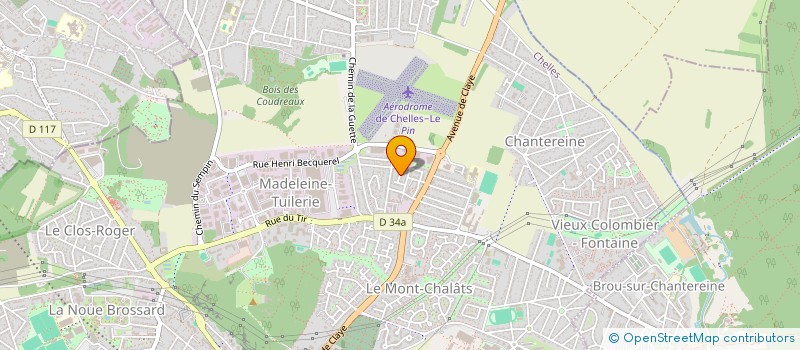 localisation de l'entreprise GAMA ENERGIE à CHELLES