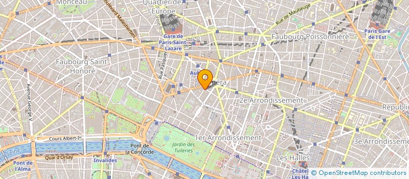 localisation de l'entreprise GAMA GEM à PARIS
