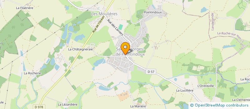 localisation de l'entreprise GAMA GP  SAINT-GEORGES-DE-POINTINDOUX