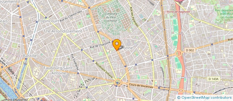 localisation de l'entreprise GAMA HORSES à PARIS