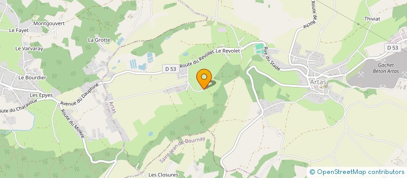 localisation de l'entreprise GAMA IMMO  ARTAS