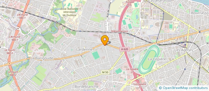 localisation de l'entreprise GAMA IV à TOULOUSE