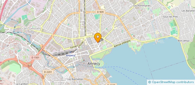 localisation de l'entreprise GAMA LG à ANNECY