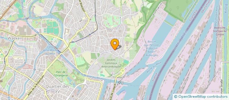 localisation de l'entreprise GAMA LONG  STRASBOURG