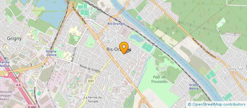 localisation de l'entreprise GAMA MEDIA GROUP  RIS-ORANGIS