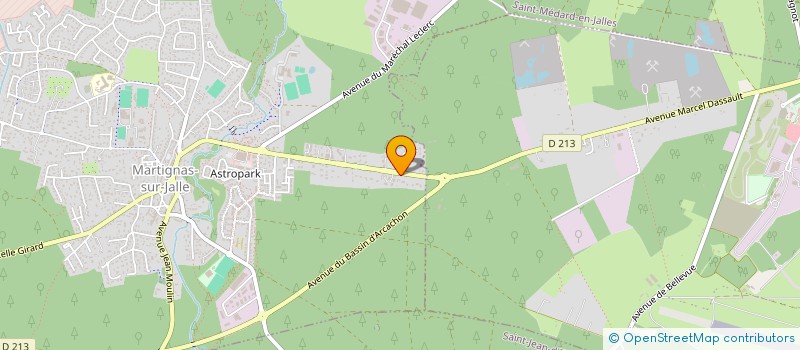 localisation de l'entreprise GAMA NOTAIRES  MARTIGNAS-SUR-JALLE