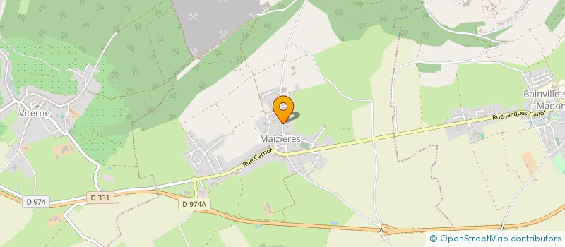 localisation de l'entreprise GAMA PRODUCTION  BAINVILLE-SUR-MADON