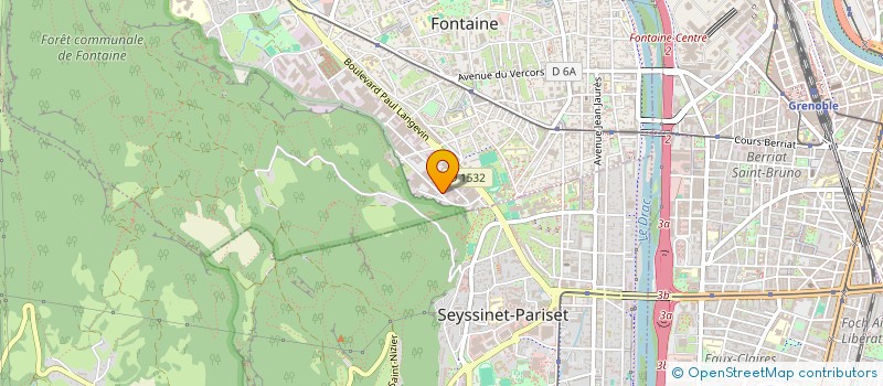 localisation de l'entreprise GAMA SA à FONTAINE