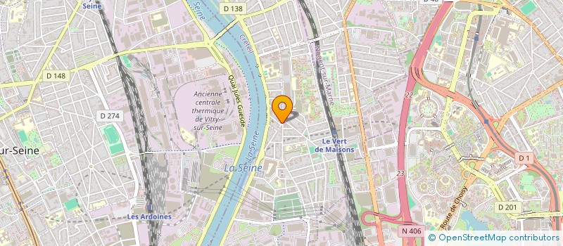 localisation de l'entreprise GAMA SERVICES BTP  ALFORTVILLE