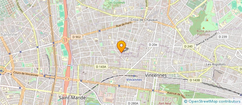 localisation de l'entreprise GAMA TECHNOLOGIC à MONTREUIL