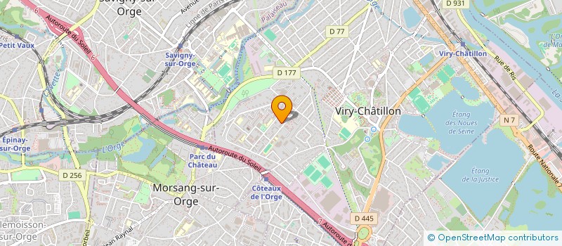 localisation de l'entreprise GAMACHE à VIRY-CHATILLON