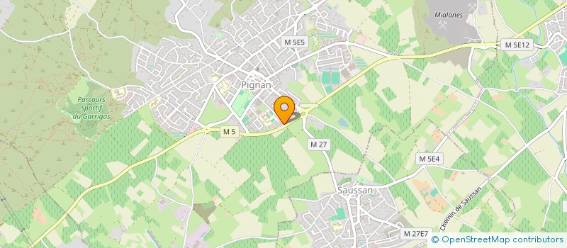 localisation de l'entreprise GAMADA ASSAINISSEMENT à PIGNAN