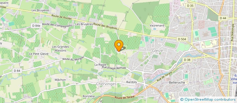 localisation de l'entreprise GAMAH  GLEIZE