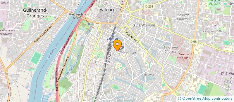 localisation de l'entreprise GAMAH INVEST  SAINT-MARCEL-LES-VALENCE