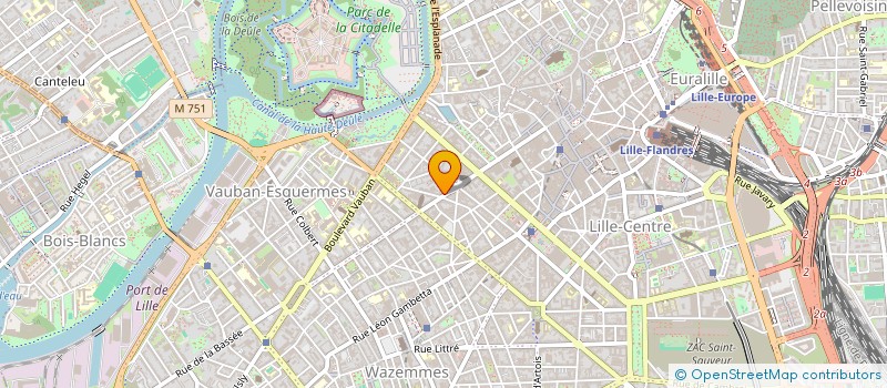 localisation de l'entreprise GAMAHEC  LILLE