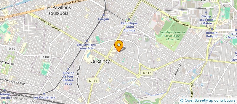 localisation de l'entreprise GAMAIZER  LE RAINCY