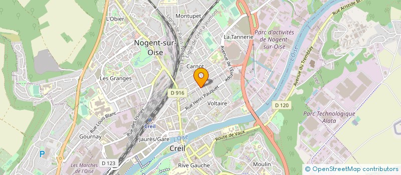 localisation de l'entreprise GAMAK PENOREFF  LAMORLAYE