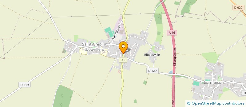 localisation de l'entreprise GAMAL  SAINT-CREPIN-IBOUVILLERS