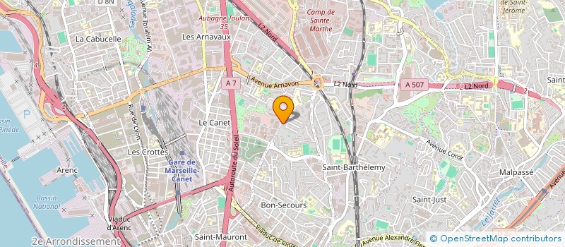 localisation de l'entreprise GAMALERI à MARSEILLE