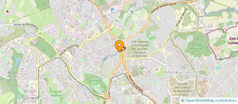 localisation de l'entreprise GAMALIA ENERGIES à MONTPELLIER