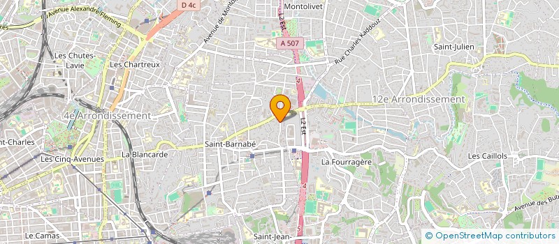 localisation de l'entreprise GAMALJ à MARSEILLE