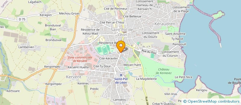 localisation de l'entreprise GAMALOU  SAINT-POL-DE-LEON