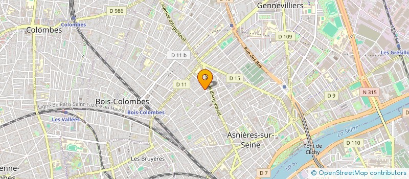 localisation de l'entreprise GAMALOU  ASNIERES-SUR-SEINE