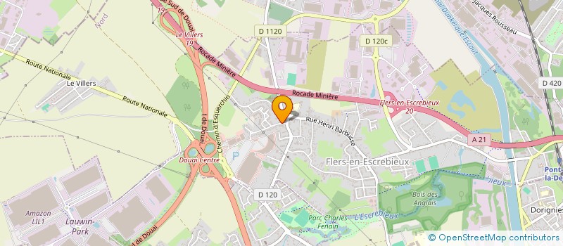 localisation de l'entreprise GAMALU  FLERS-EN-ESCREBIEUX