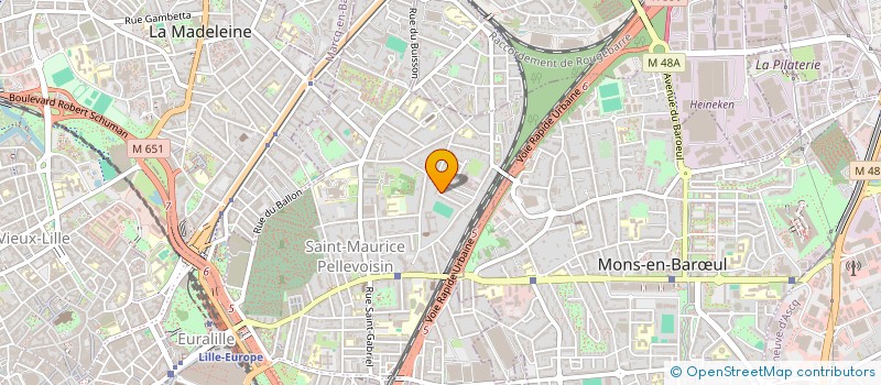 localisation de l'entreprise GAMANAZO à LILLE