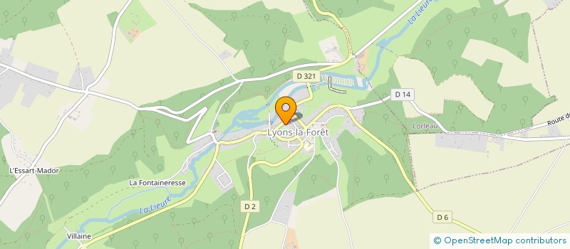 localisation de l'entreprise GAMANT  LYONS-LA-FORET