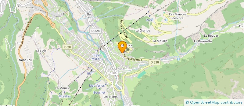 localisation de l'entreprise GAMAR à MORZINE