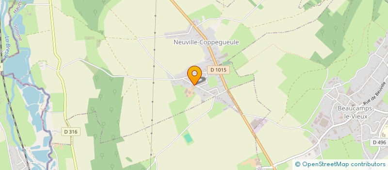 localisation de l'entreprise GAMARD  NEUVILLE-COPPEGUEULE