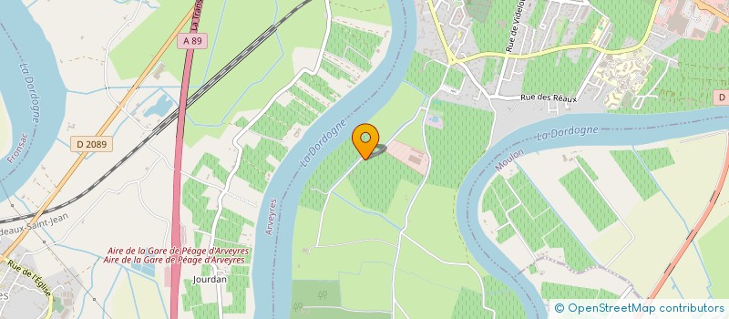 localisation de l'entreprise GAMARIEU  LIBOURNE