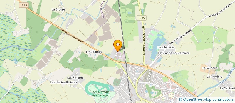 localisation de l'entreprise GAMARON  MACHECOUL-SAINT-MEME