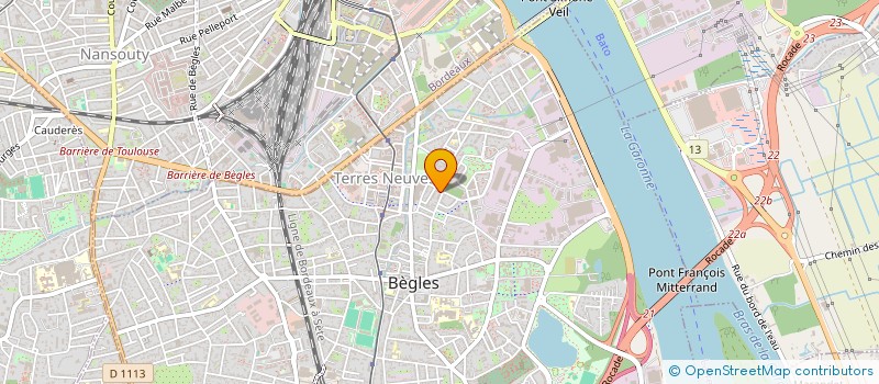 localisation de l'entreprise GAMAROZ à BEGLES