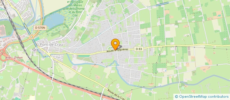 localisation de l'entreprise GAMARRA ENERGIES RENOUVELABLES à ARLES