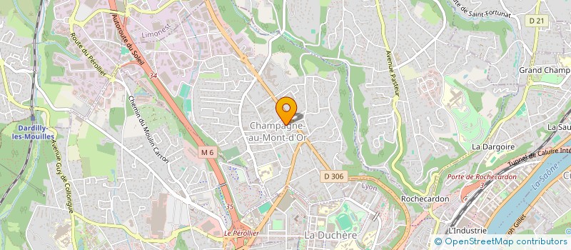 localisation de l'entreprise GAMARVIN à CHAMPAGNE-AU-MONT-D'OR