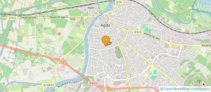 localisation de l'entreprise GAMASTYL à AGDE