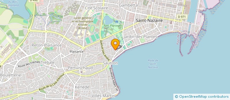 localisation de l'entreprise GAMASU  SAINT-NAZAIRE