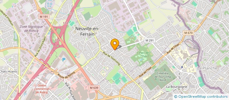 localisation de l'entreprise GAMAT  NEUVILLE-EN-FERRAIN