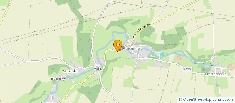 localisation de l'entreprise GAMATIMA  MAISNIERES