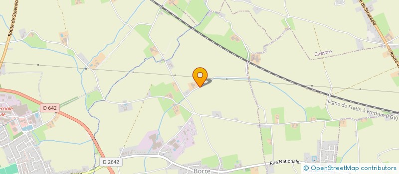 localisation de l'entreprise GAMATIN  BORRE